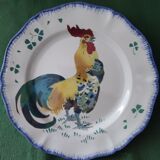 Plate the roosters Lunéville