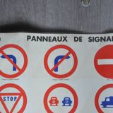 Old driving school poster highway code collection deco garage workshop