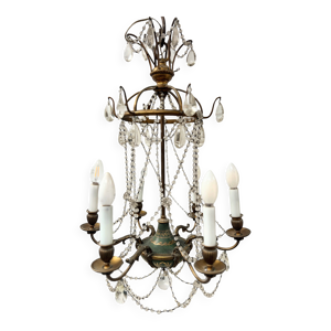 Lustre de style Louis - peinte