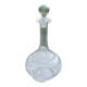 Elegant and vintage transparent glass wine decanter