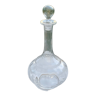 Elegant and vintage transparent glass wine decanter