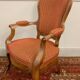 Fauteuil cabriolet style Louis XV, vers 1850