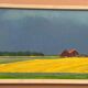 Original Swedish Oil on Canvas – "Approaching Storm" by Astrid Larje – Signed – Vintage and Framed – 43 × 30 cm (16.9" × 11.8")