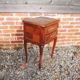 Ancienne Table de Chevet en Bois de Style Louis XVI
