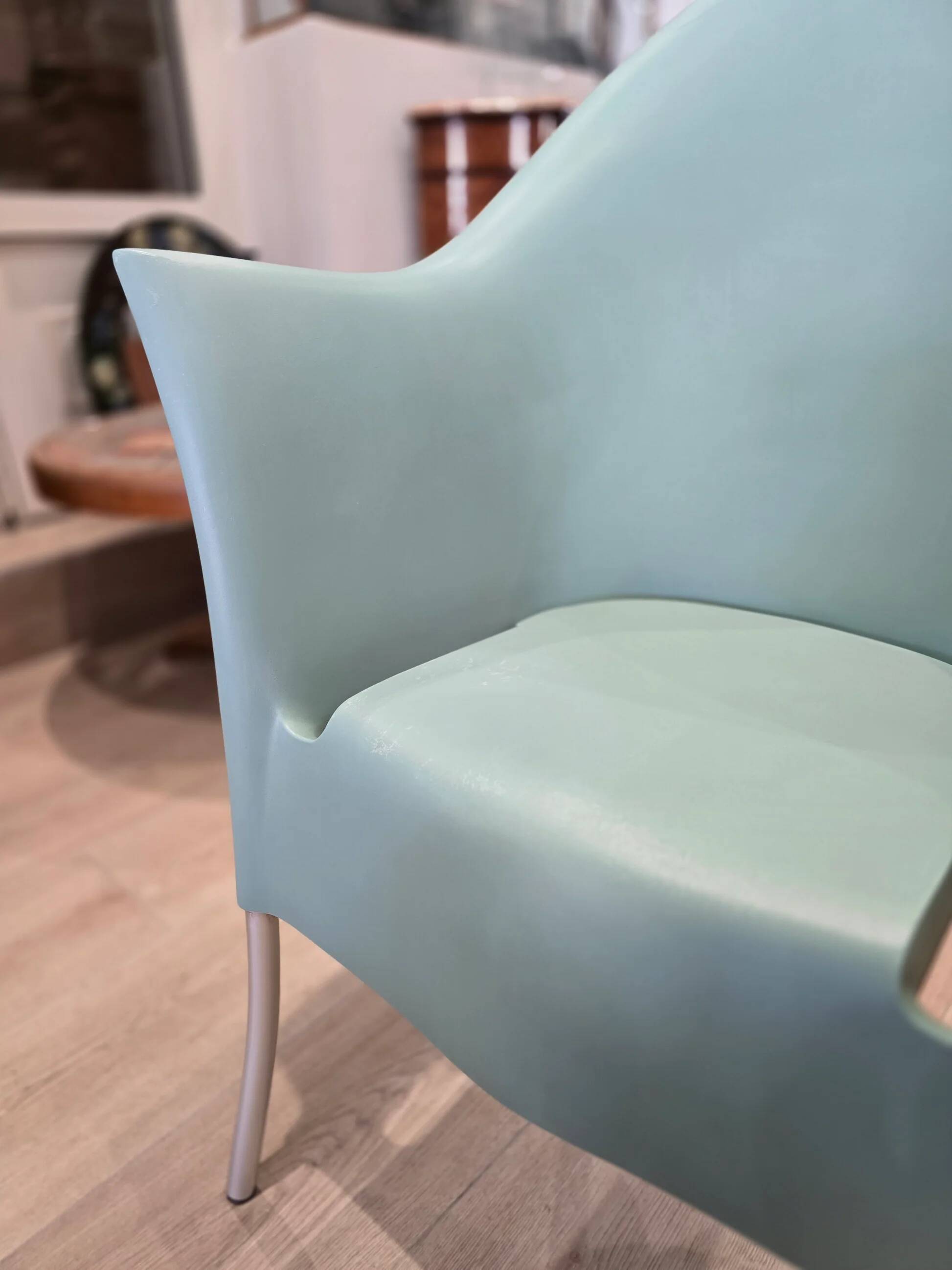 Lord YO armchair by Philippe Starck for Aleph / Kartell – celadon green