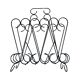Openwork metalwork newspaper rack, Belgium 1970s