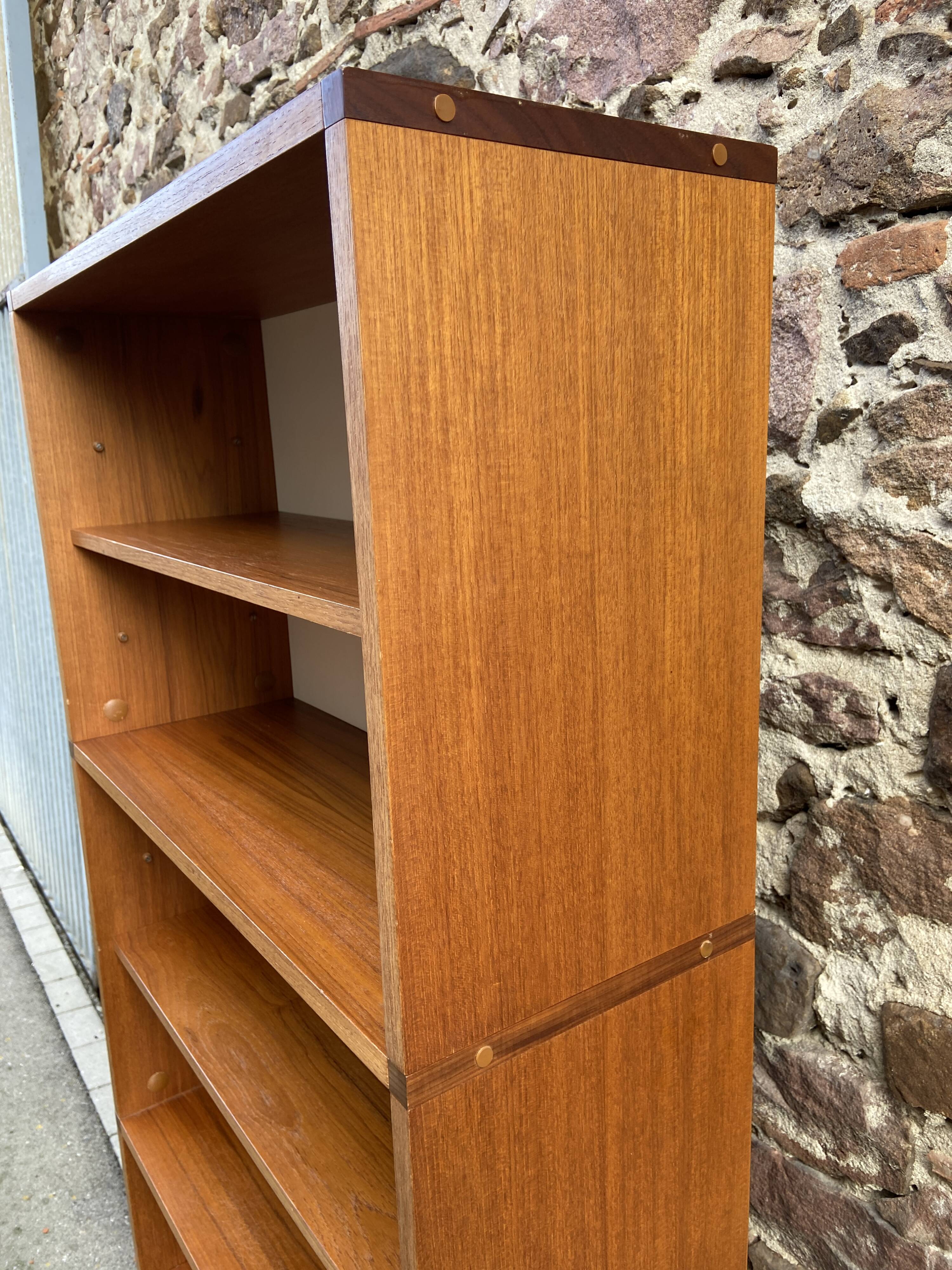 Mid-century scandinavian minvielle shelf, 1960 modular