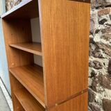 Mid-century scandinavian minvielle shelf, 1960 modular