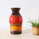 Vase en céramique allemande, Scheurich, west germany, 1960, vintage