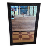 Old carved wood mirror