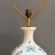 Porcelain lamp foot