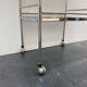 70s chrome and smoked glass server