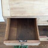 Office XIXth pickled oak