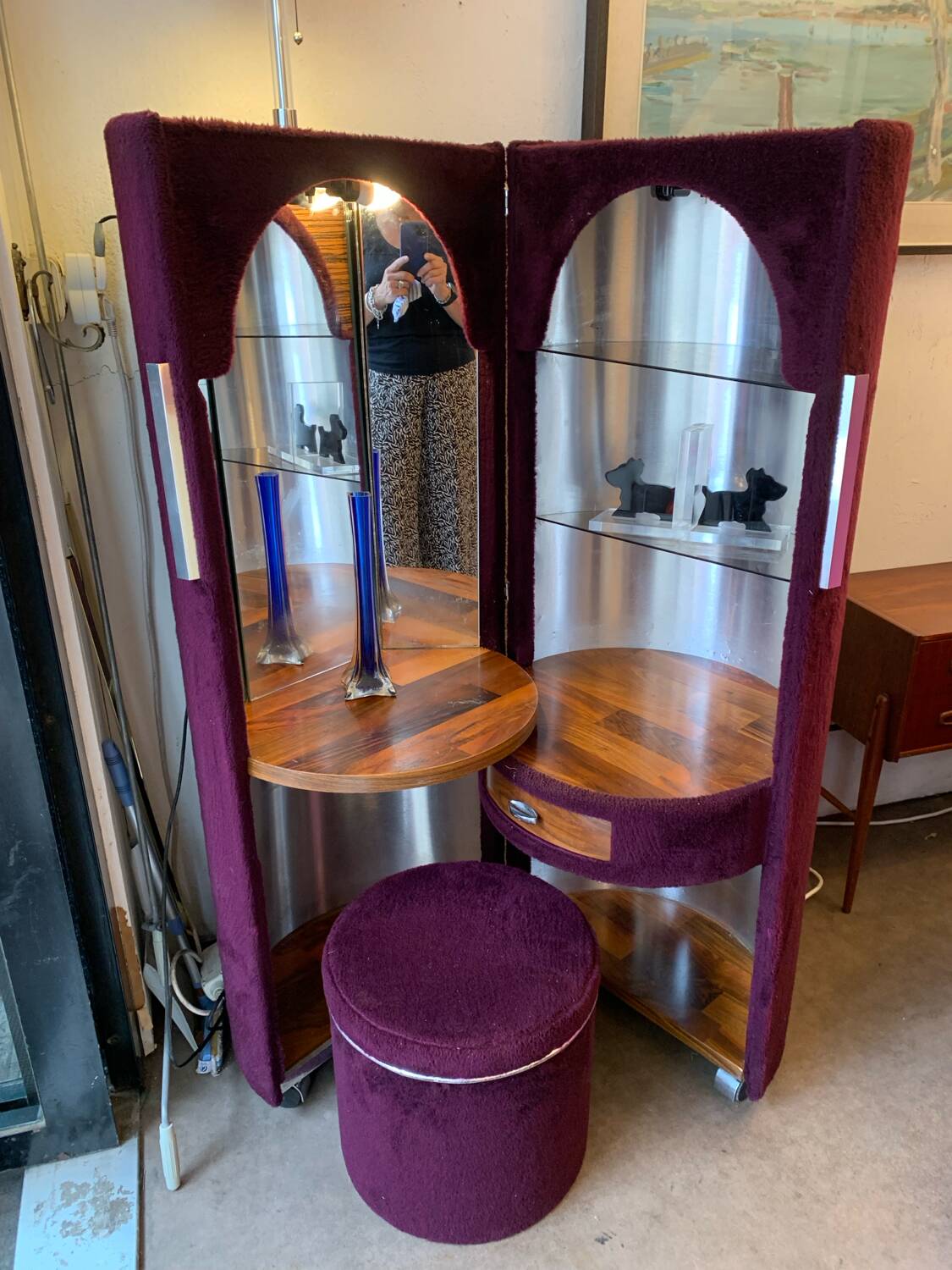 Poltrone Frau cylindrical dressing table