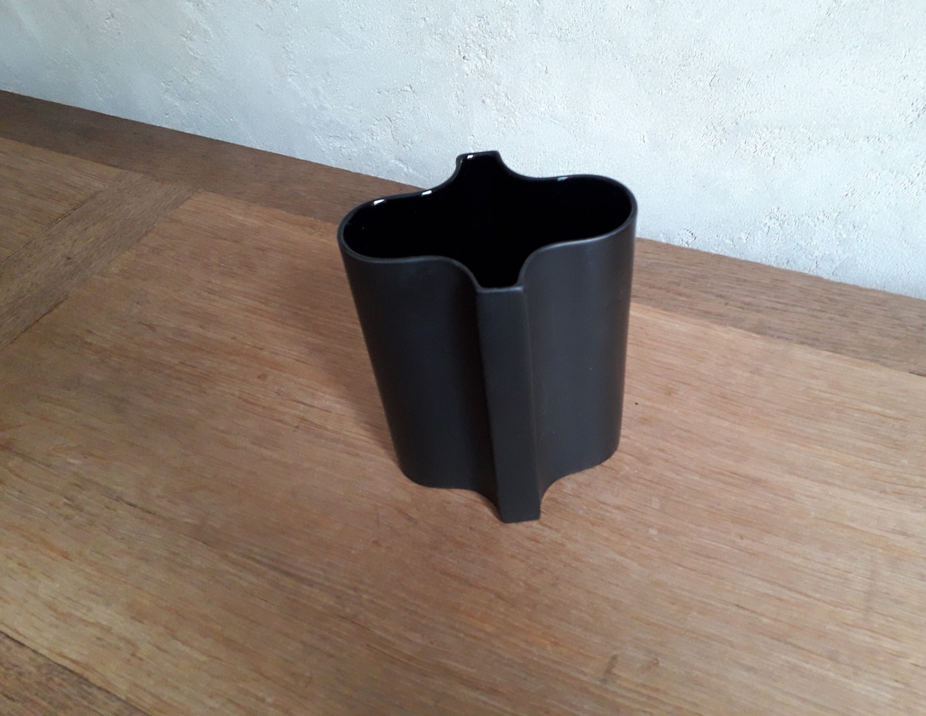 Black porcelain vases from Rosenthal Studio Linie
