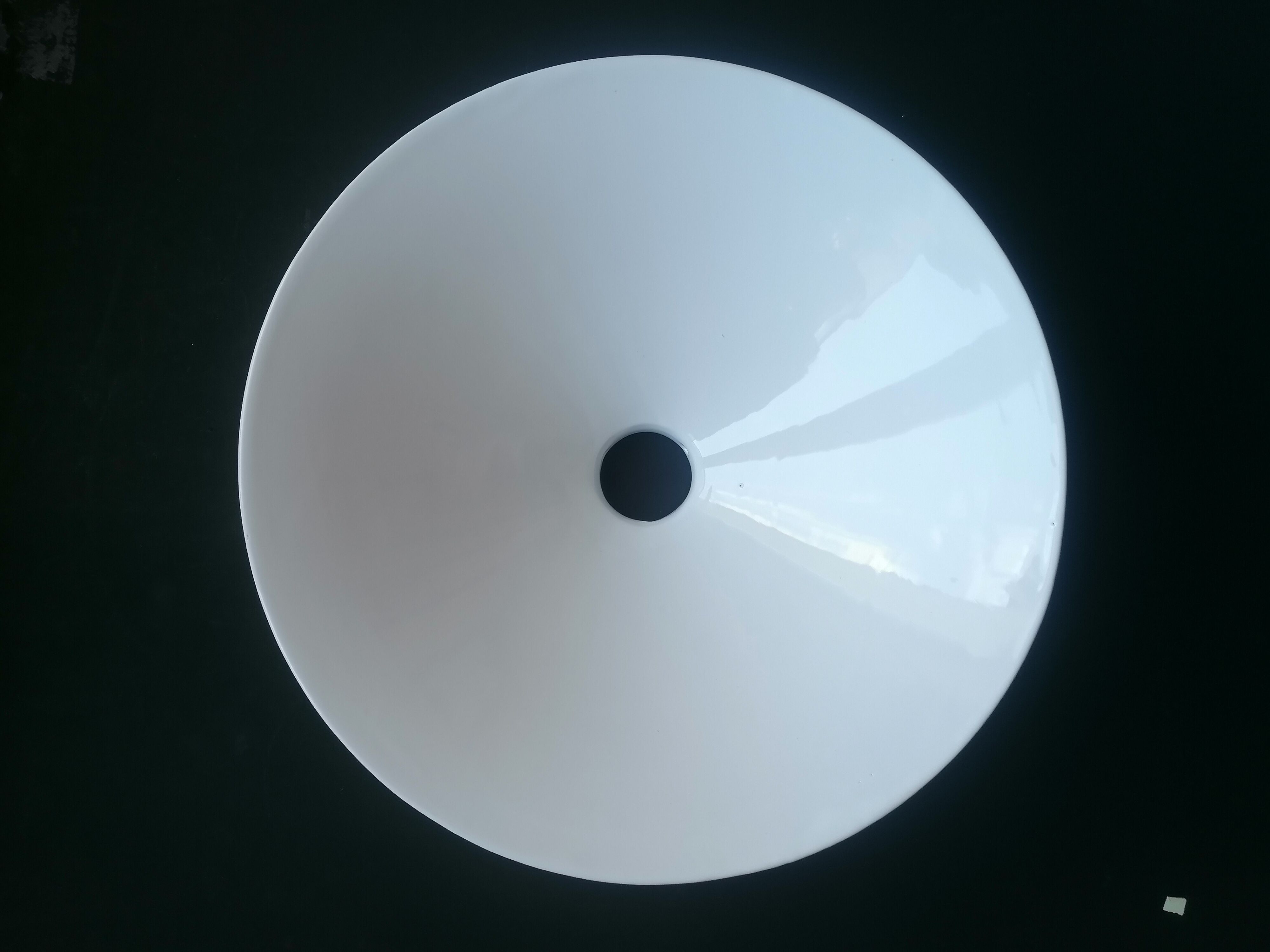 Old white ceramic pendant lamp