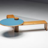 Memphis Geometric Coffee Table, Italy, 1980s