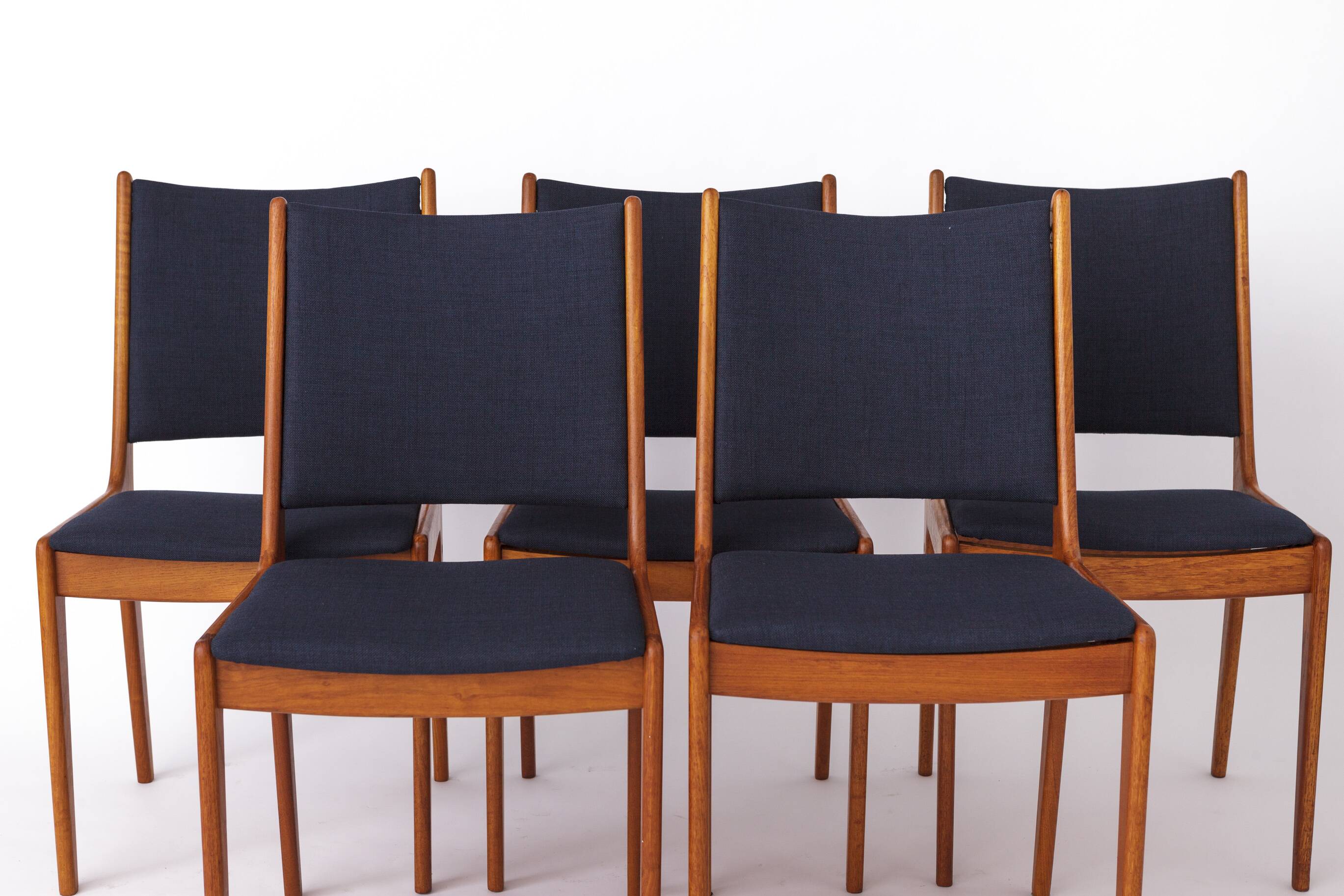 4 of 8 Johannes Andersen Dining Chairs | Danish Teak Mid-Century Design