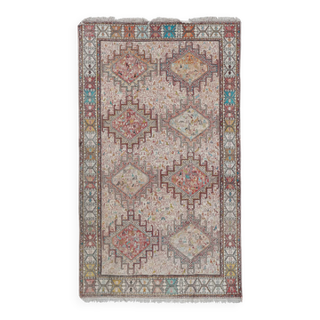 Tapis turc vintage fait main