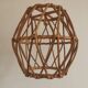 Vintage rattan pendant lamp