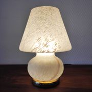 Lampe champignon vintage en verre de Murano