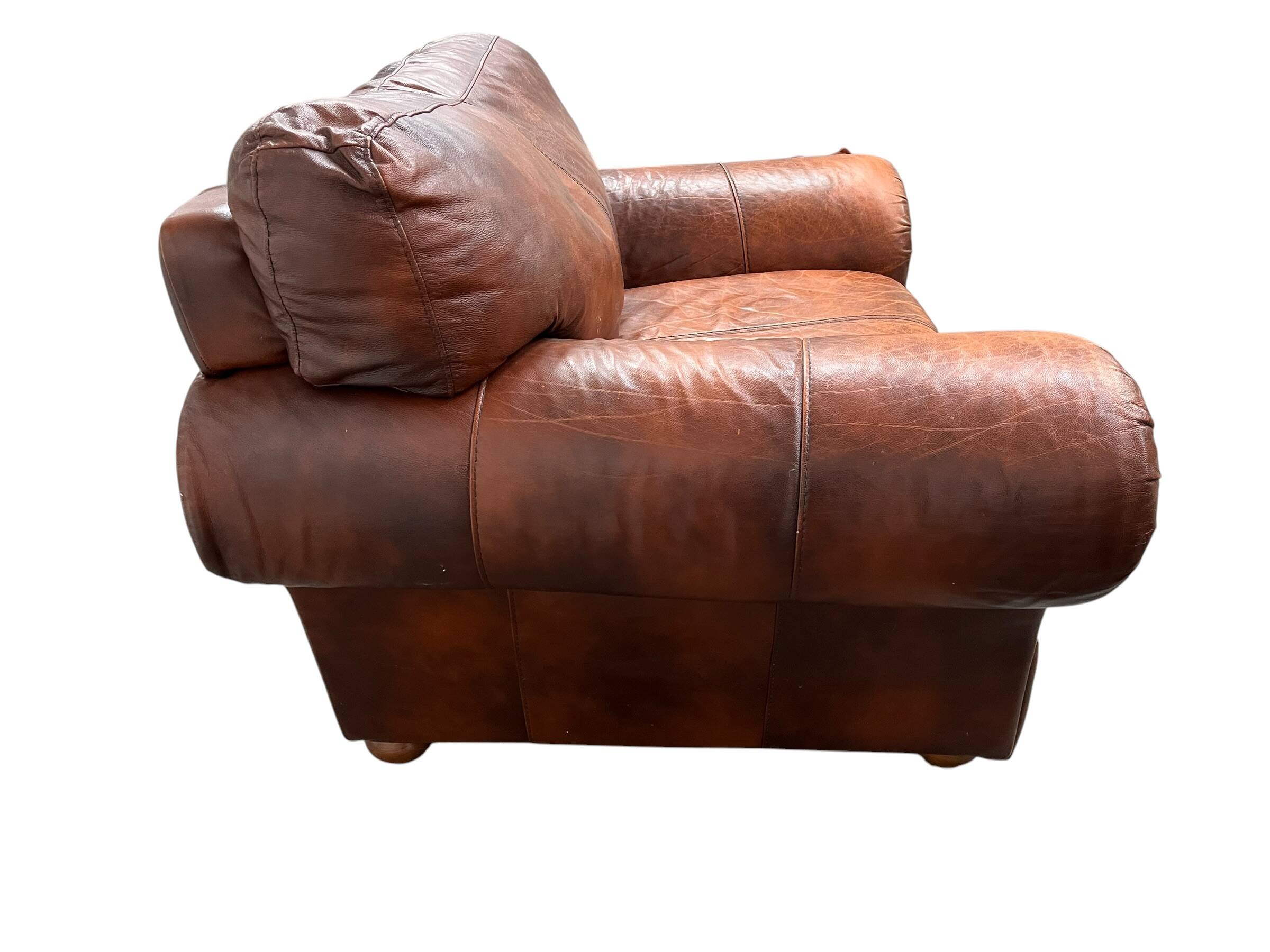 Ensemble de 2 fauteuils en cuir tchèque XL