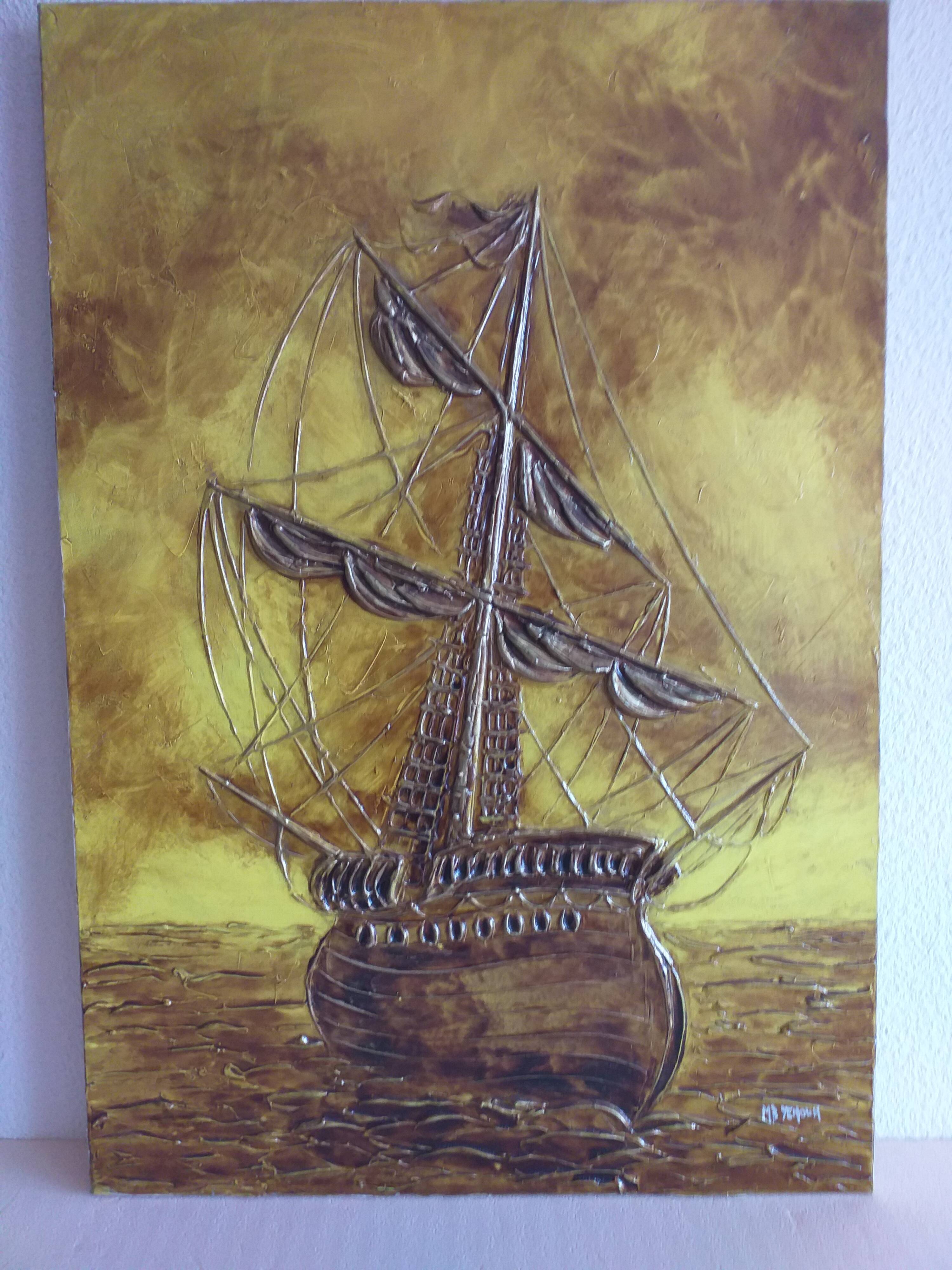 Painting on canvas by b.denoun