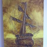 Painting on canvas by b.denoun