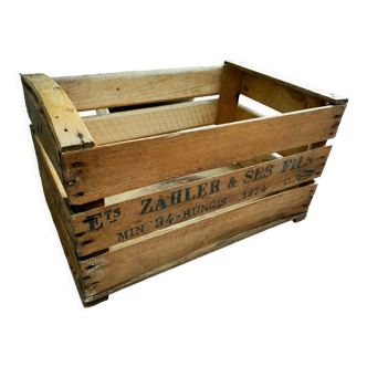 Old Rungis wooden fruit crate