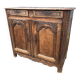 Antique Louis XV style solid oak sideboard with 2 drawers and 2 doors