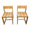 Pair of chairs André Sornay