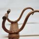 Double Bistro Coat Rack Curved Wooden Hanger Early 20th Century