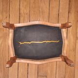 Foot rest upholstered in Louis XV style