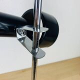 60s black and chrome adjustable spot desk lamp