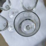 Set of 4 champagne flutes.