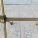 Vintage dessert trolley in brass and smoked glass 1960
