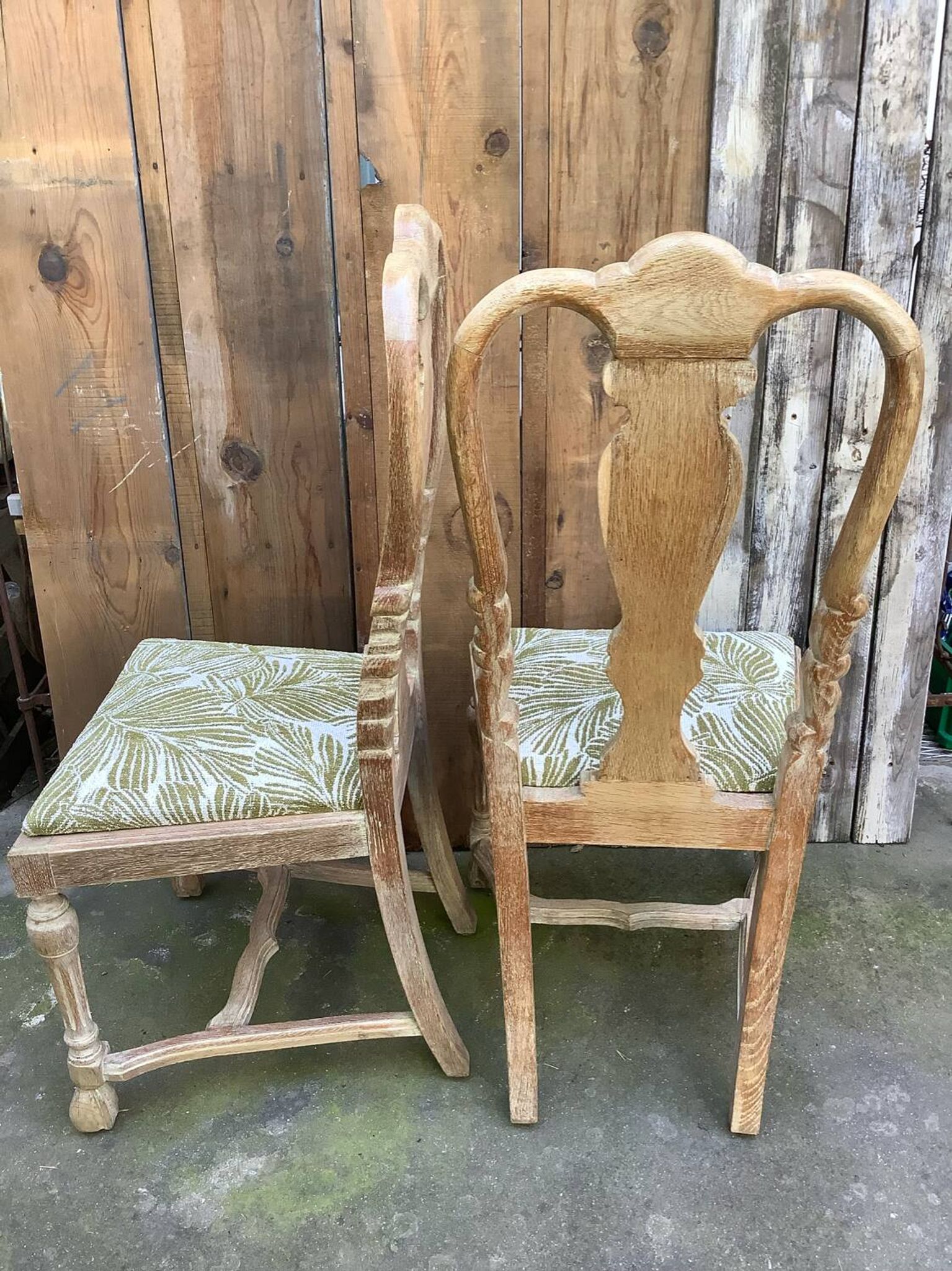 Lot de deux chaises Baroque Suedois