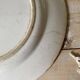 Green ironstone plate from Creil and Montereau "Khiva"