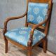 Empire style mahogany dolphin desk chair circa 1880