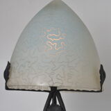 Art Nouveau shell lamp