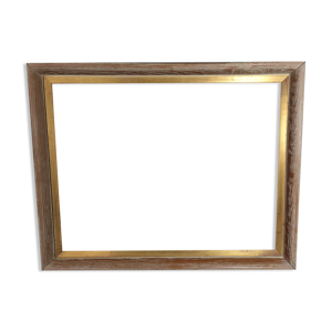 Cadre moderne bois cérusé 72,5x57