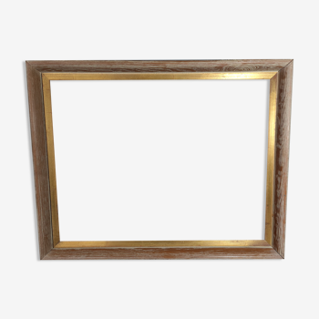 Modern frame ceruse wood 72,5x57 foliage 56,5x50 cm SB