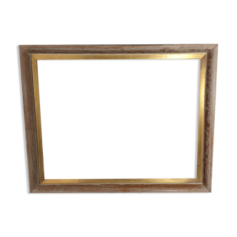 Modern frame ceruse wood 72,5x57 foliage 56,5x50 cm SB