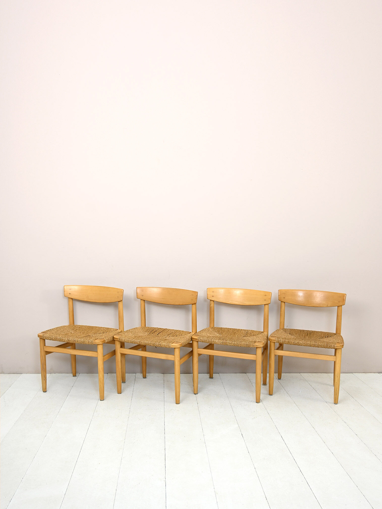 Set of 8 chairs by børge mogensen for karl andersson