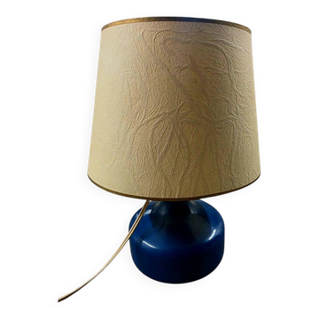 Vintage blue ceramic table lamp – Circa 60s/70s