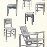 Set of 3 chairs model Dordogne edited by Sentou