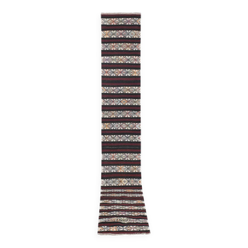 Tapis de couloir turc vintage 69x465 cm