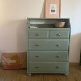 Changing table chest of drawers