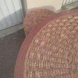 Table basse et 4 tabourets