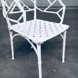 Calcutta Outdoor Armchair in Faux Bamboo by Hall Bradley for Brown Jordan, 1960s, Set of 4